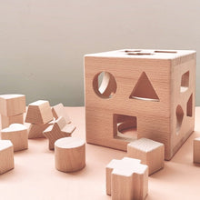 Load image into Gallery viewer, Wooden Shape Sorter-Wooden Toys-Shopvoilasg-Shopvoilasg
