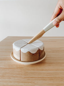 Wooden Cream Cake