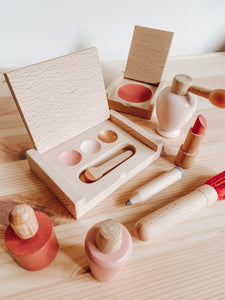 Wooden Makeup Set